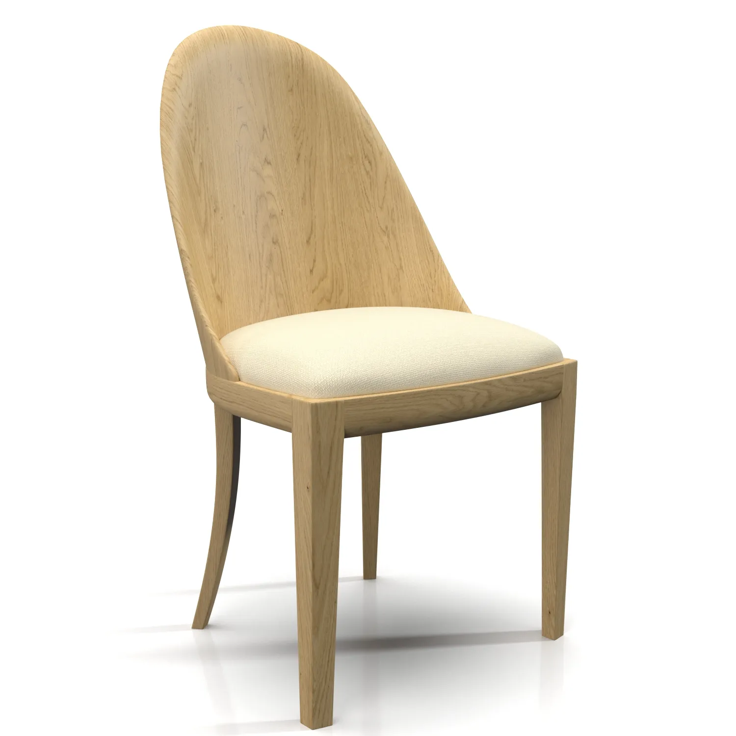 Theatre Chair And Oval Table 3D Model_01